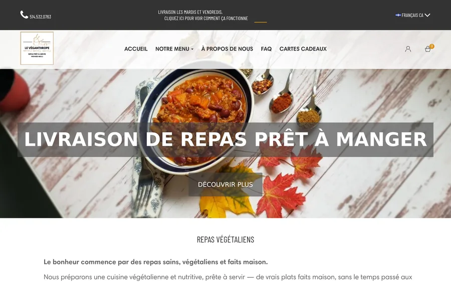 Site web Le Veganthrope