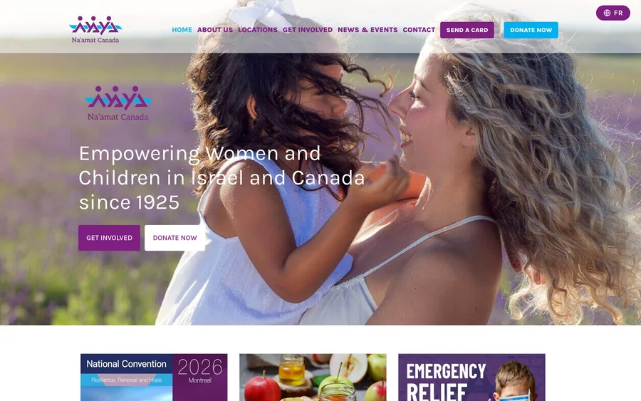 Na'amat Canada website