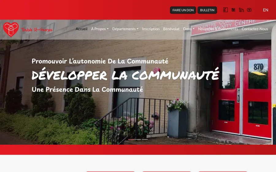 Site web Tyndale St-Georges