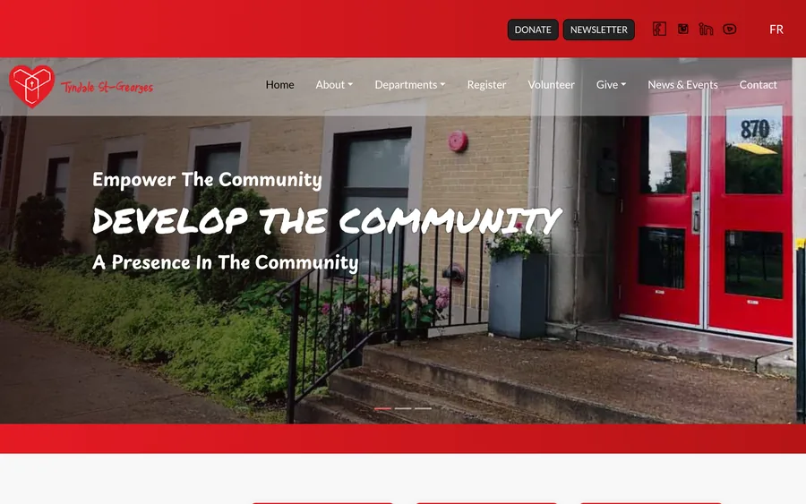 Tyndale St-Georges website