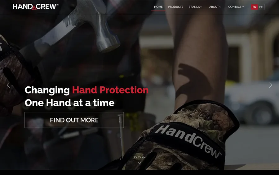 HandCrew Gear website